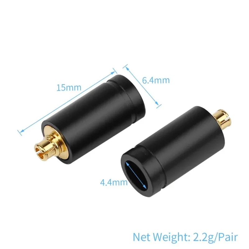 Connecteur MMCX Femelle à Souder Avec Câble Pour Écouteurs IE800 Shure - Prise Longue 10,5 Mm