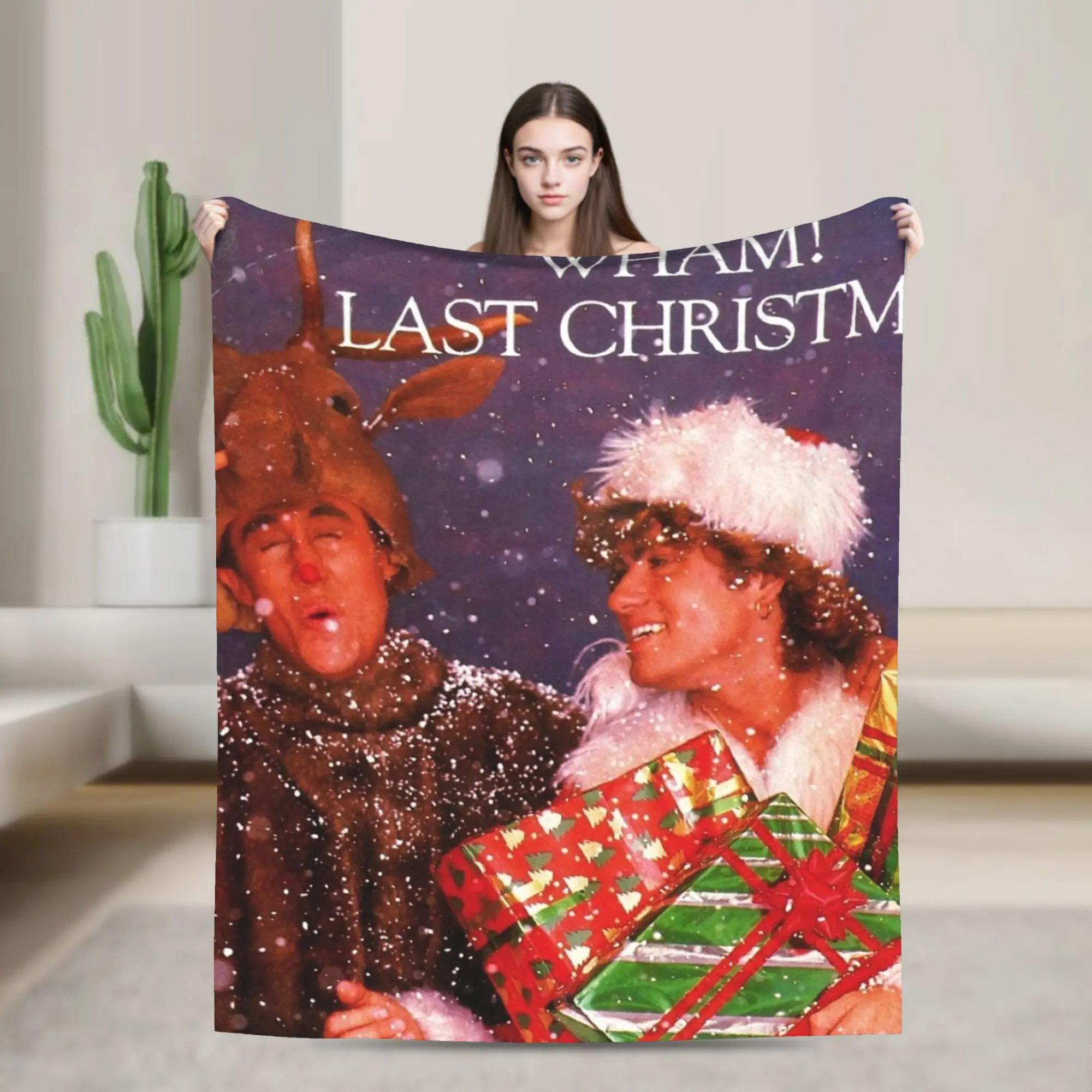 واوم! آخر عيد الميلاد جورج مايكل بطانية المخملية الشتاء متعددة الوظائف الدافئة رمي البطانيات للمنزل غرفة نوم لحاف