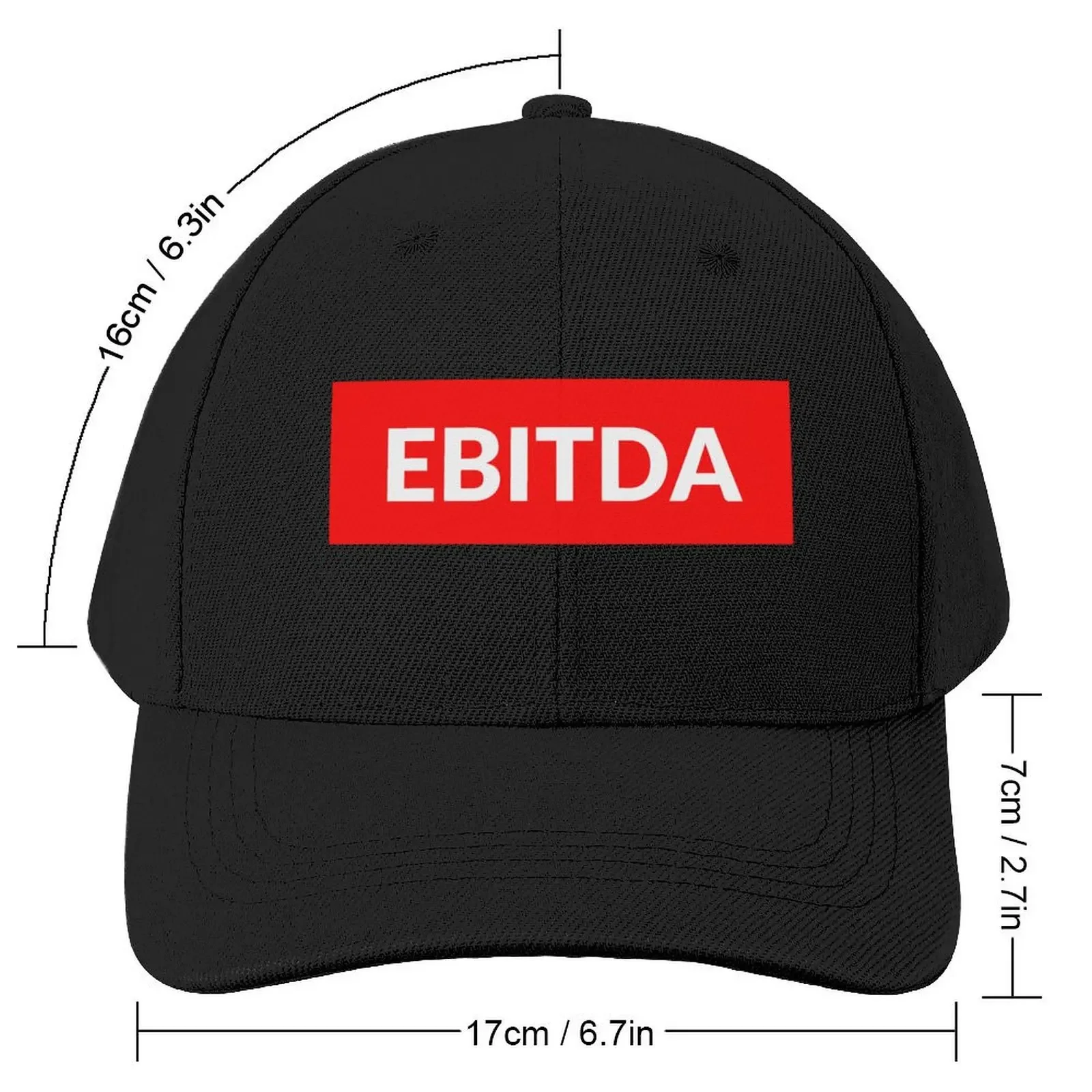 EBITDA Baseball Cap Streetwear birthday derby hat Sunhat Girl Men's