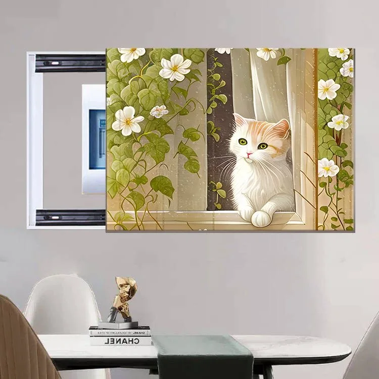 Decorative Painting of Electric Meter Box Distribution Box Network Cable Box Electric Switch Modern And Simple Shading Painting