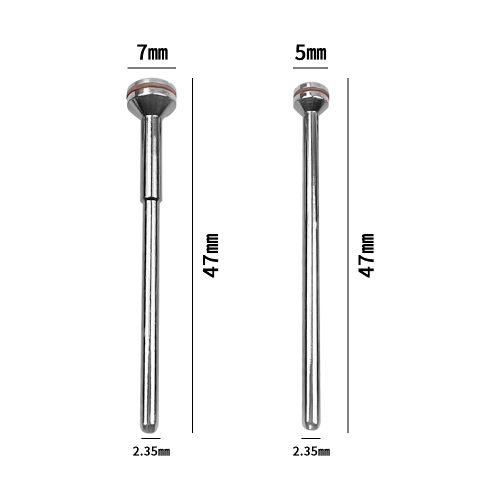 Laboratório Dental Polimento Shank Mandrel Burs, Ferramenta rotativa para Polisher Machine Cutting, Segurando Agulha, eixo polido, 5Pcs