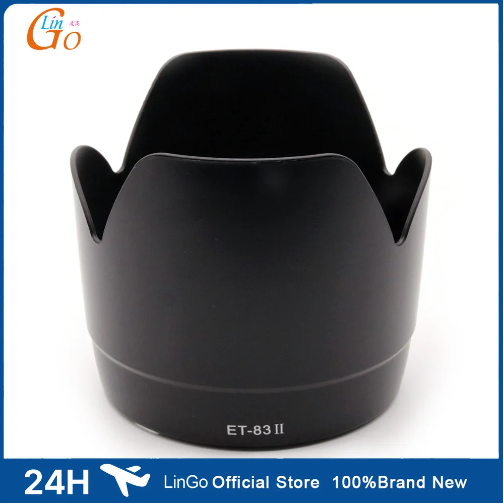 LinGo Lens Hoods ET-83II for Canon EF 70-200mm f/2.8L USM Tulip Flower Shade Camera Lens Hood