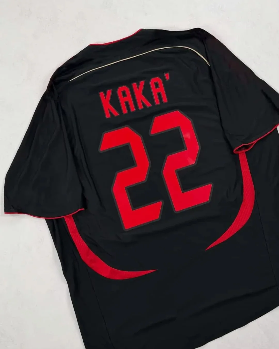 2026 KAKA 22 Retro-Fan-Fußballtrikot für Herren, Damen und Kinder, Kurzarm-Sport-T-Shirt, Y2K, lockere Oversize-Streetwear-Kollektion, Oberteile – Detail 6