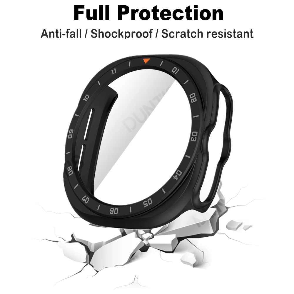 Schutzhülle für Samsung Galaxy Watch Ultra 2 47MM Gehärtetes Glas Displayschutz + Harter PC-Stoßfängerschutz Zubehör – Detail 4