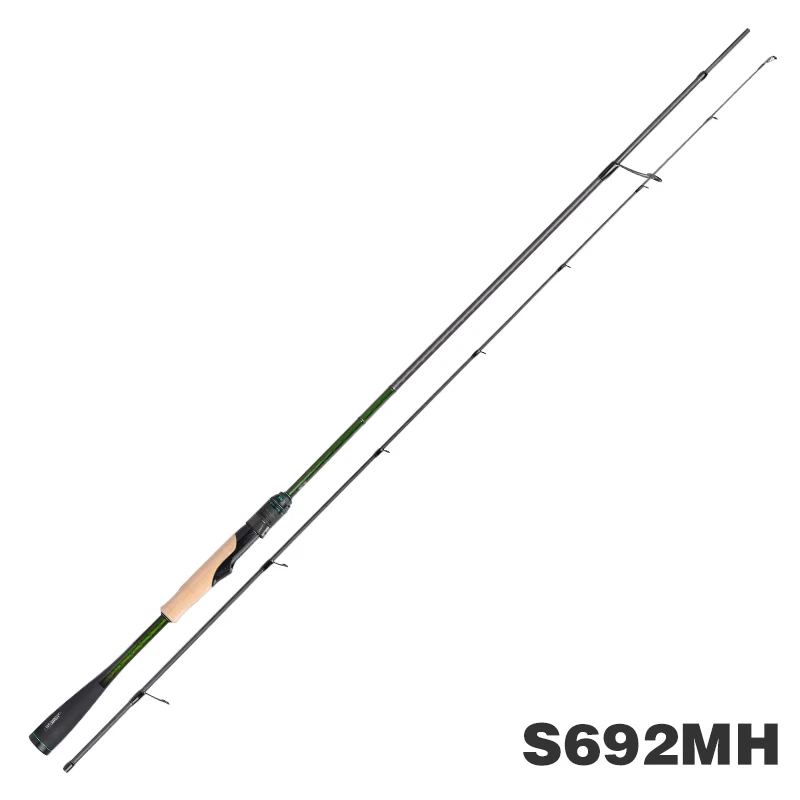 TSURINOYA F Action L ML M MH SAGACITY Race Bass Angelrute mit FUJI Führungsringen 1,96m 2,03m 2,06m 2-teilig Spinn- und Wurfangel aus Carbon