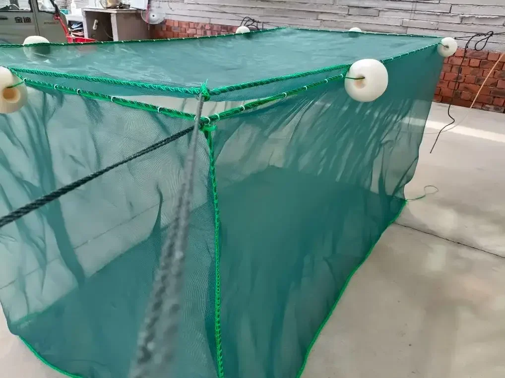 Lawaia jaula de red para peces con cubierta – Malla pequeña acuícola - imagen 4