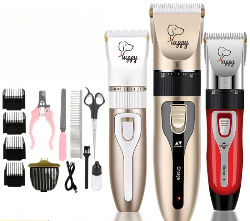 

Electric Pet Clipper Grooming Kit For Dogs Reachageable Trimmer Haircut Cat Hair Cutting Remover Professional Machine Set