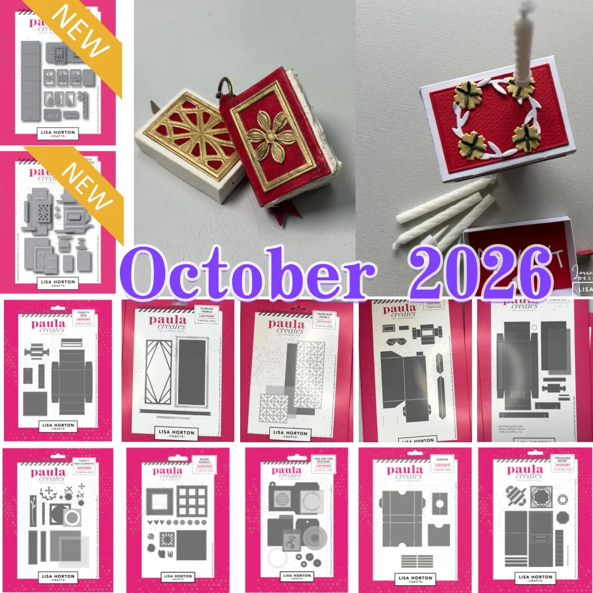October 2026 New Match Book Box Book Bound Metal Cutting Dies For DIY Scrapbook Embossed Make Paper Template Decoration Album