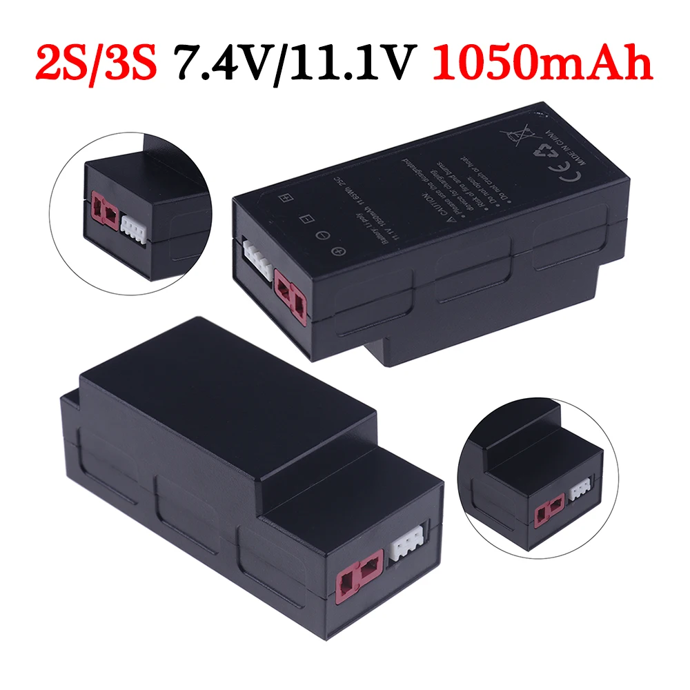 Lipo battery 2S 7.4V / 3S 11.1V 1050mAh For MJX Hyper Go H16H H16E 16207 16208 16209 16210 Brushless 1/16 RC Truck Cars parts