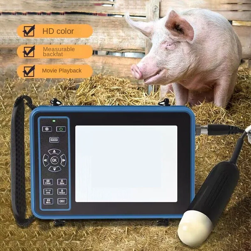 Veterinary Ultrasound Scanner Portable Pregnancy Test Pig Sheep Dog Cat Farm Animal Pet B Ultrasound Machine