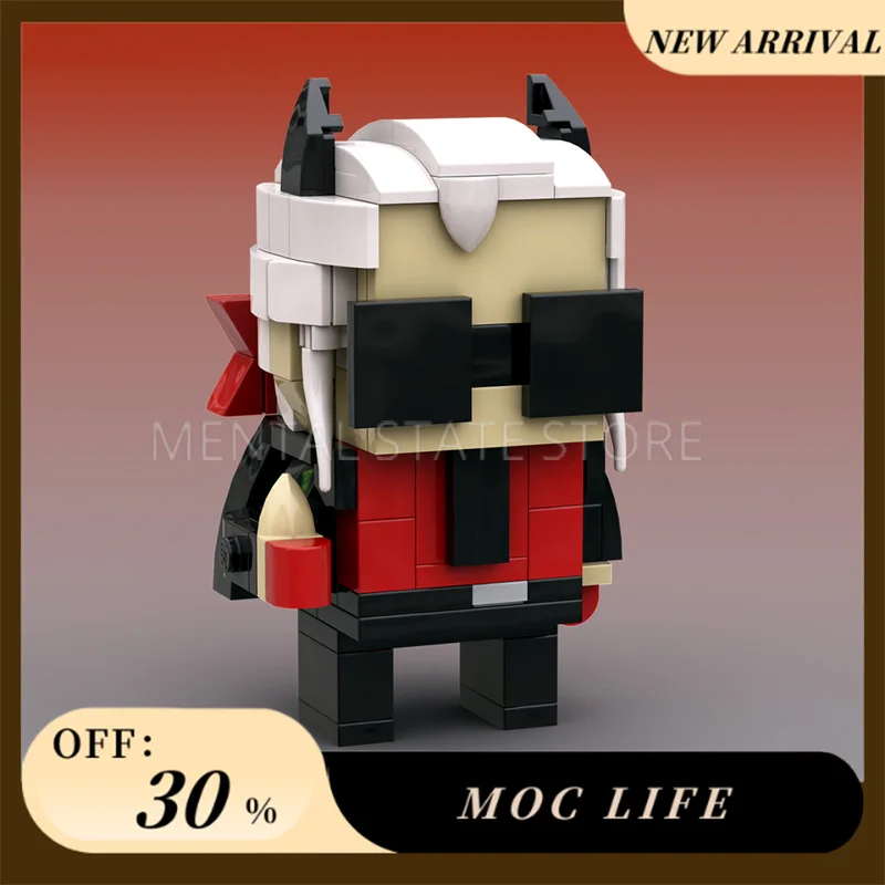 

Новинка, 146 шт., индивидуальные MOC, строительные блоки «Маленький дьявол», технологические кирпичи, сделай сам, креативная сборка, образовательные игрушки, праздничные подарки