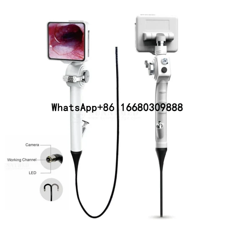 SY-P029-3 Flexible video endoscope for ENT bronchial/gastrointestinal/rectal/cystoscope medical flexible endoscope