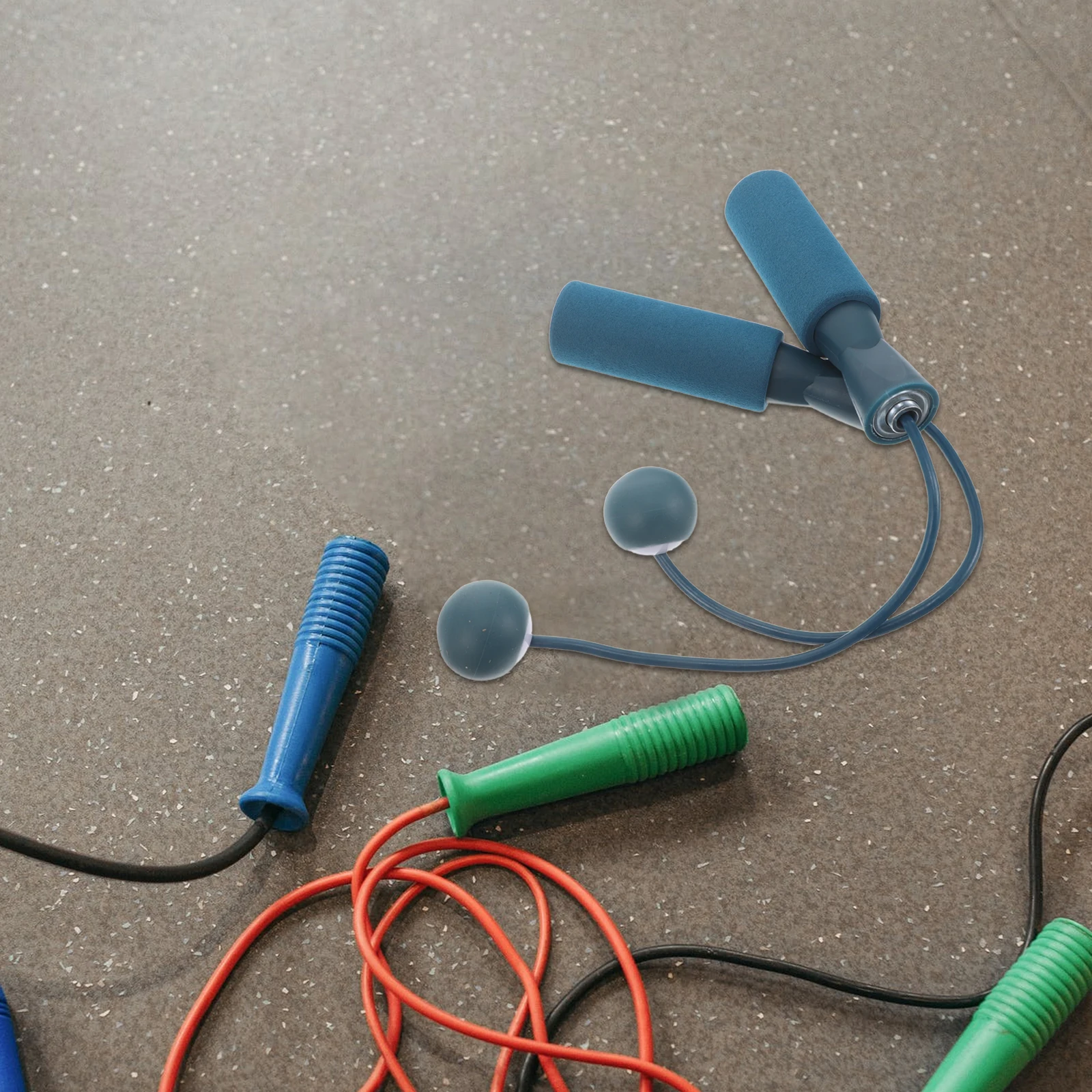 

Cordless Skipping Rope Indoor Jump Weighted Bearing Fitness for Blue Exercise Student