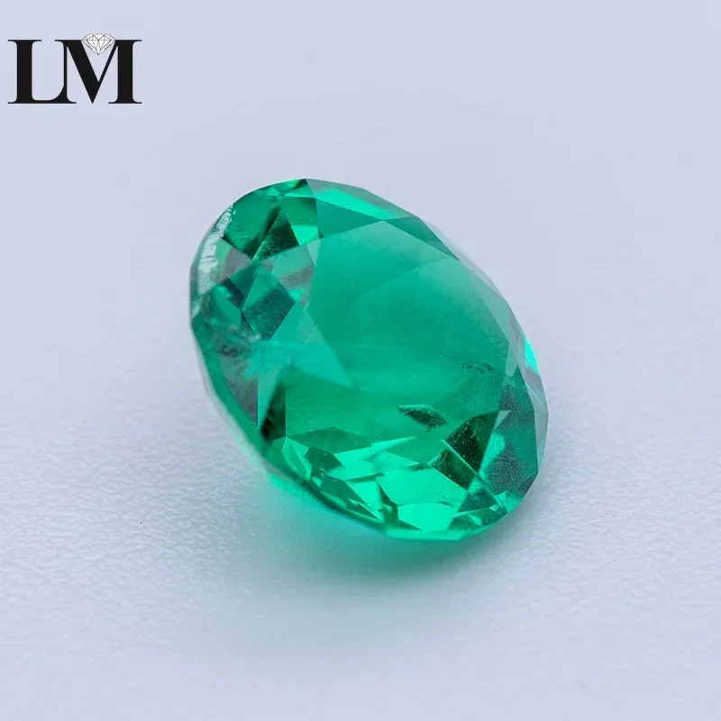

Synthetic Emerald Muzo Green round Cut Lab-Grown Gemstone with AGL Certificate Available
