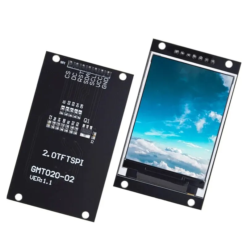 2.0 Inch TFT Display OLED LCD Drive IC ST7789V RGB 240x320 Dot-Matrix SPI Interface for Arduio Full Color LCD Display Module image 4