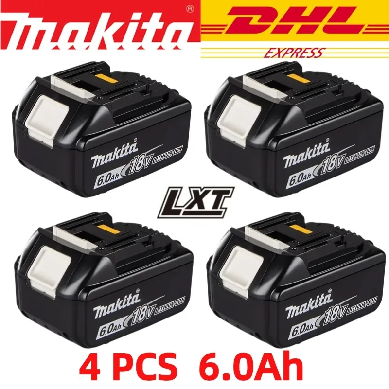 100% original Makita 18V 6.0Ah Rechargeable Battery ,For Makita BL1830 BL1830B BL1840 BL1840B BL1850 BL1850B Power Tools Battery