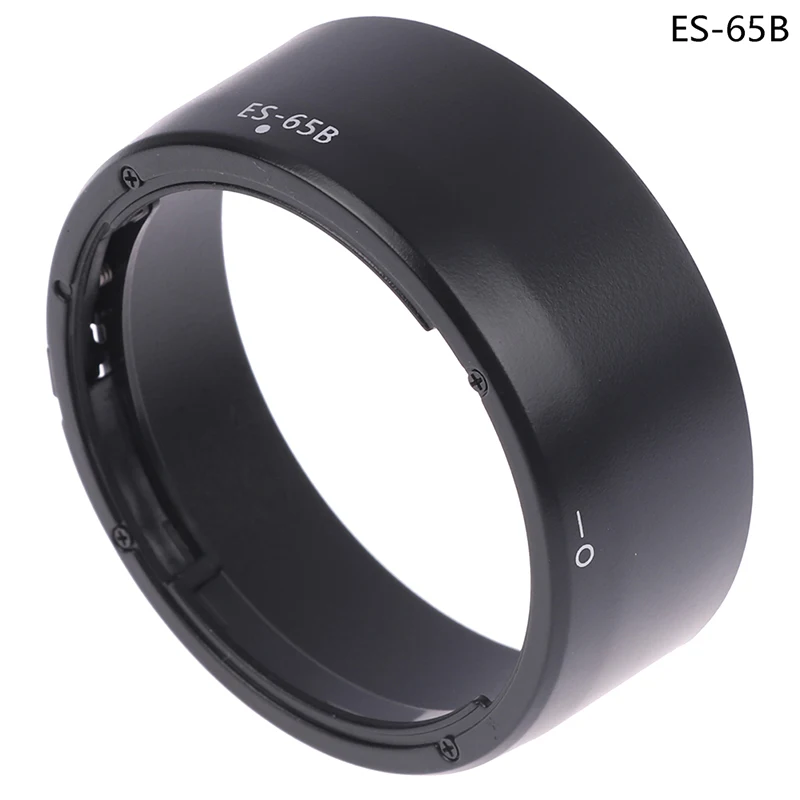 

ES65B Camera Lens Hood ES-65B Sun Shade Cover For EOS R RP R5 R6 With RF 50MM F1.8 STM 43MM Diameter Filter Lens