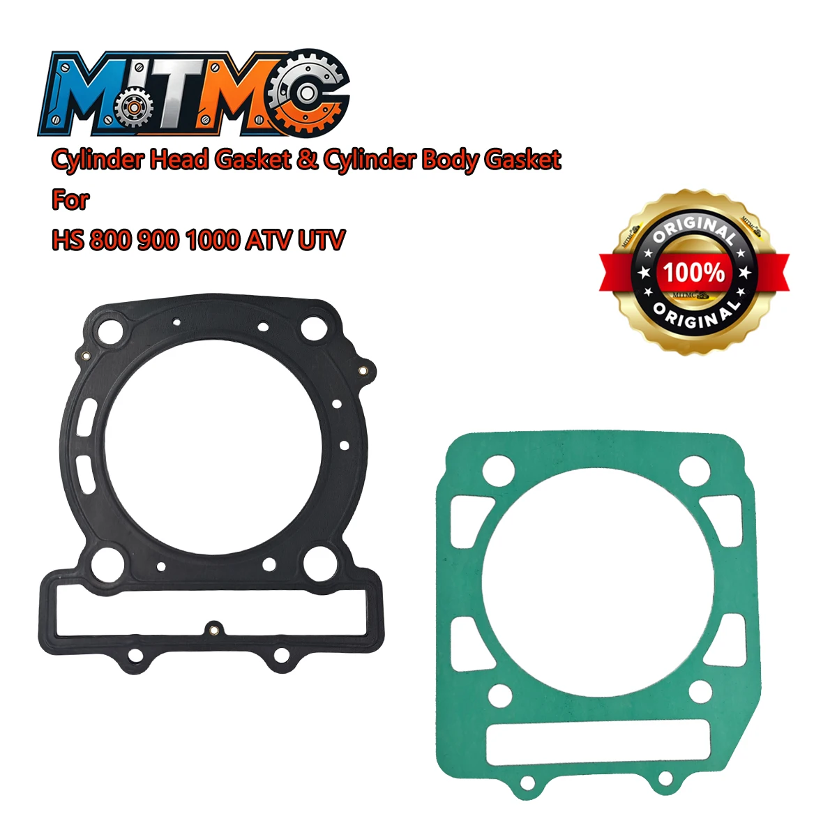 MITMC Cylinder Head Gasket & Cylinder Body Gasket For HS 800 900 1000 ATV UTV  Sector RK Strike Tactic Coleman Massimo