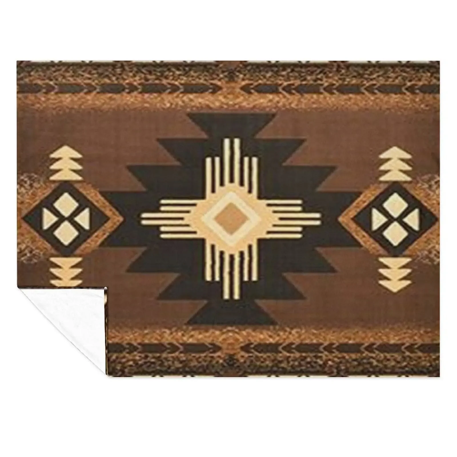 

native pattern Throw Blanket Hairys Heavy Weighted Plush Blankets