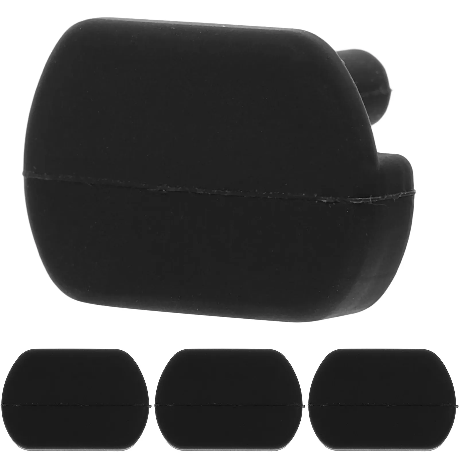 4Pcs Air Fryer Tray Feet Protective Bumpers ABS Silicone Replacement Accessories Basket Corner Covers Non-Scratch Parts