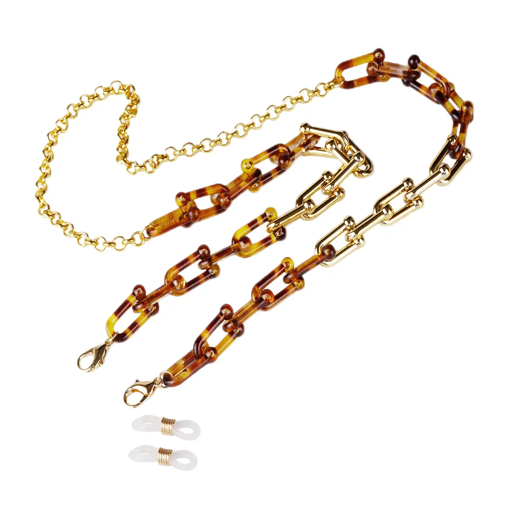 

Leopard Print Headphone Chain Eyeglasses Hanging Strap Cute Chains for Wireless Earphones Fashionable Anti Lost Lightweight