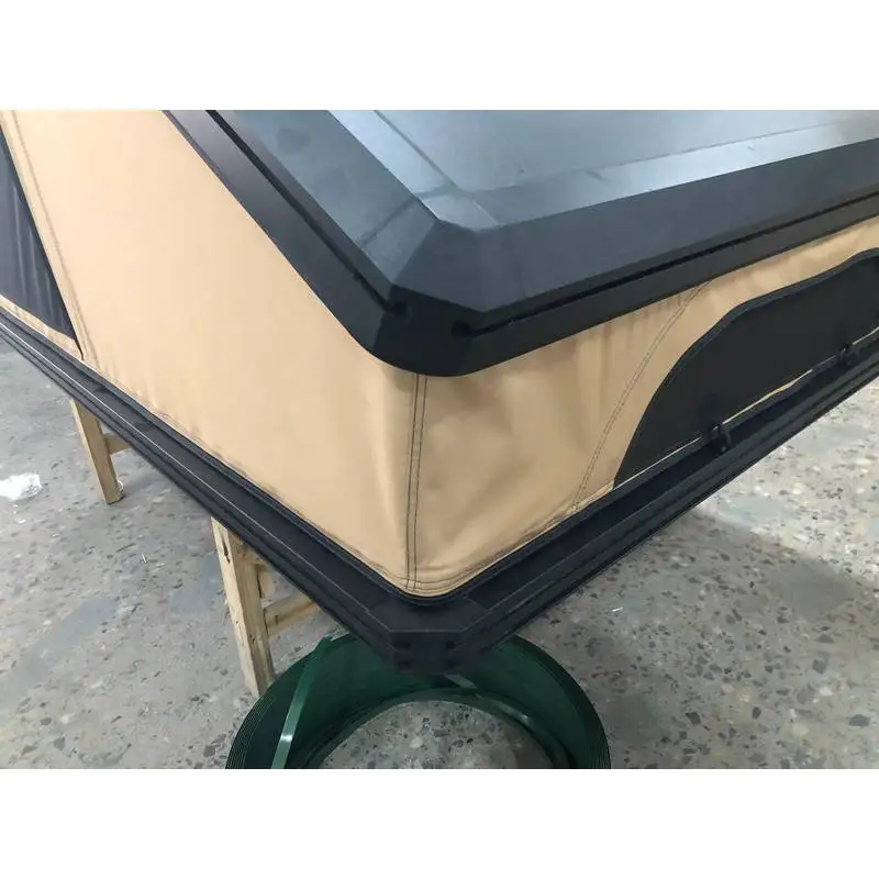 Rear Entry Manufacturer Supplied Outdoor Car Rooftop Tent Hard Shell - Person Aluminium Camping For Auto Roof Top