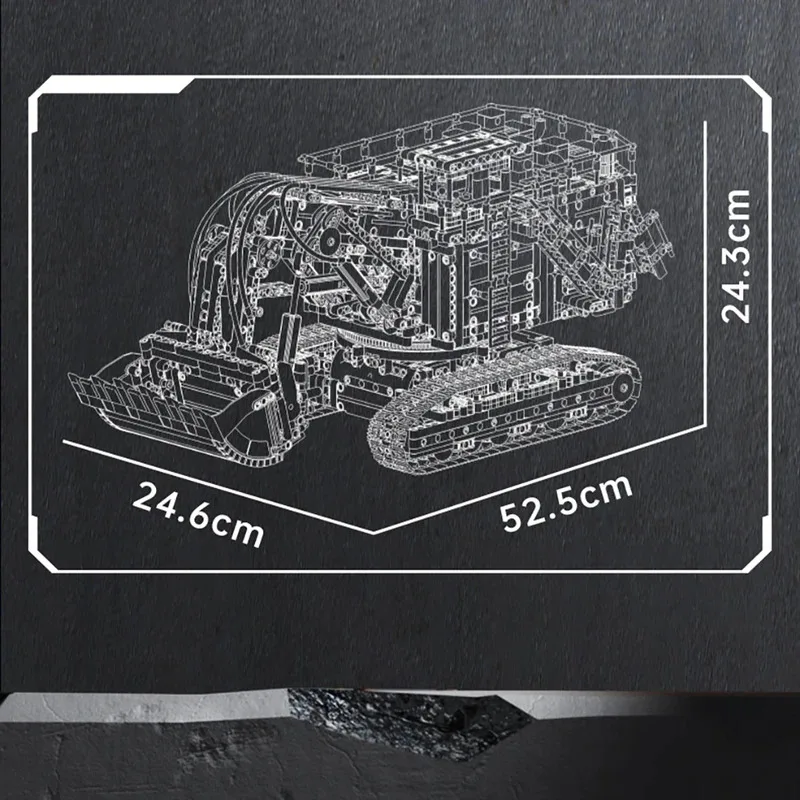 MOLD KING 17067 voiture technique jouets l'application et RC motorisé 6060 pelle sur chenilles bloc de construction assemblage camion brique enfants cadeaux