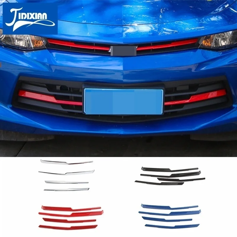 JIDIXIAN Car Exterior Front Grille Cover Decoration Trim for Chevrolet Camaro 2017-2022 Grills Cover Accessories