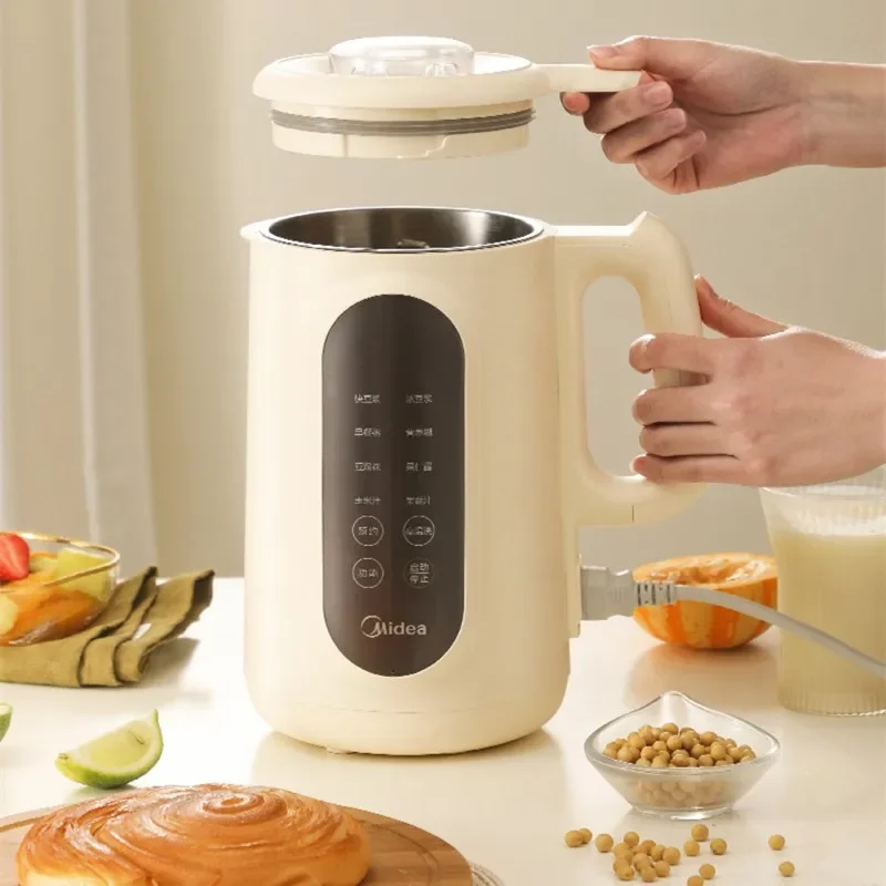 Midea 220v máquina de leite de soja casa pequeno filtro-livre lavar-livre aquecimento automático sem cozinhar liquidificador de reserva inteligente
