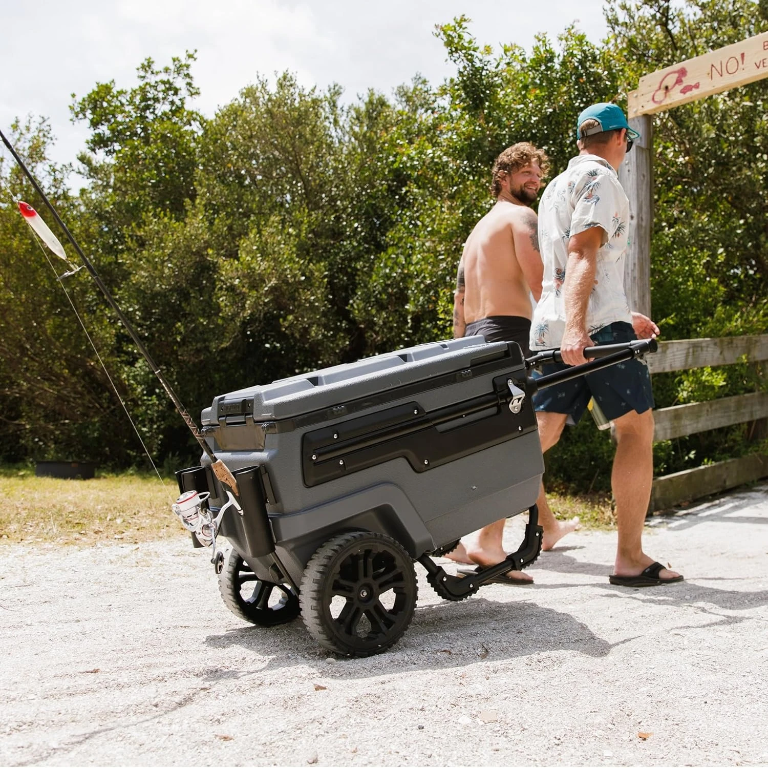 Furniture Trailmate Journey 70Qt Wheeled Cooler Insulated Hard Ice Chest