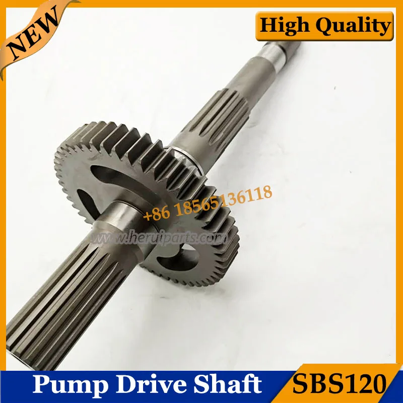 SBS120 SBS140 Hydraulic Pump Main Drive Shaft for E320B E320C Excavator Main Pump Shaft