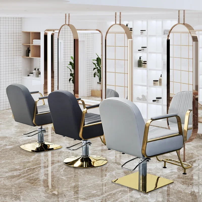 Hairdressing Pedicure Barbershop Chair Hairdresser Swivel Furniture Salon Chairs Living Room Beauty Aesthetics Silla Barberia