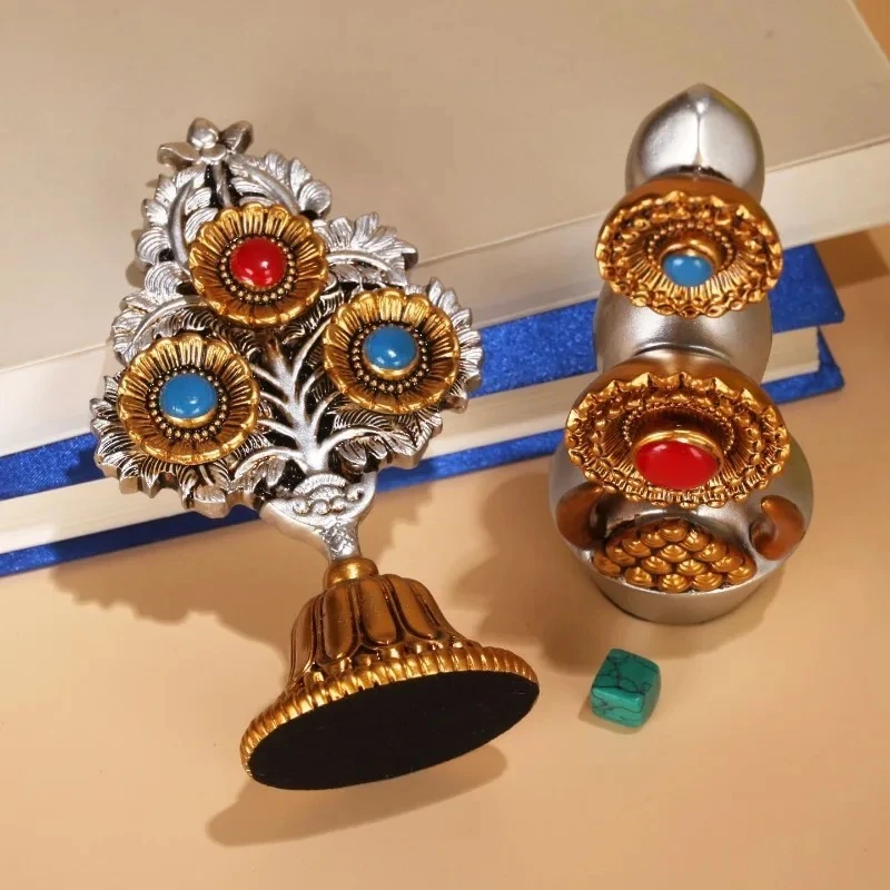 Resin Puff Pastry Buddhist Hall Offering Ornaments Tibetan Home Interior Decoration Duoma Shizi Butter Flower Handicraft