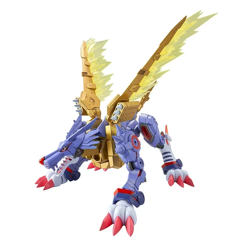 Bandai Original Figure-rise Standard FRS Digimon Adventure Anime Model METALGARURUMON Figure Assembly Model Kit Toy Gift for Kid