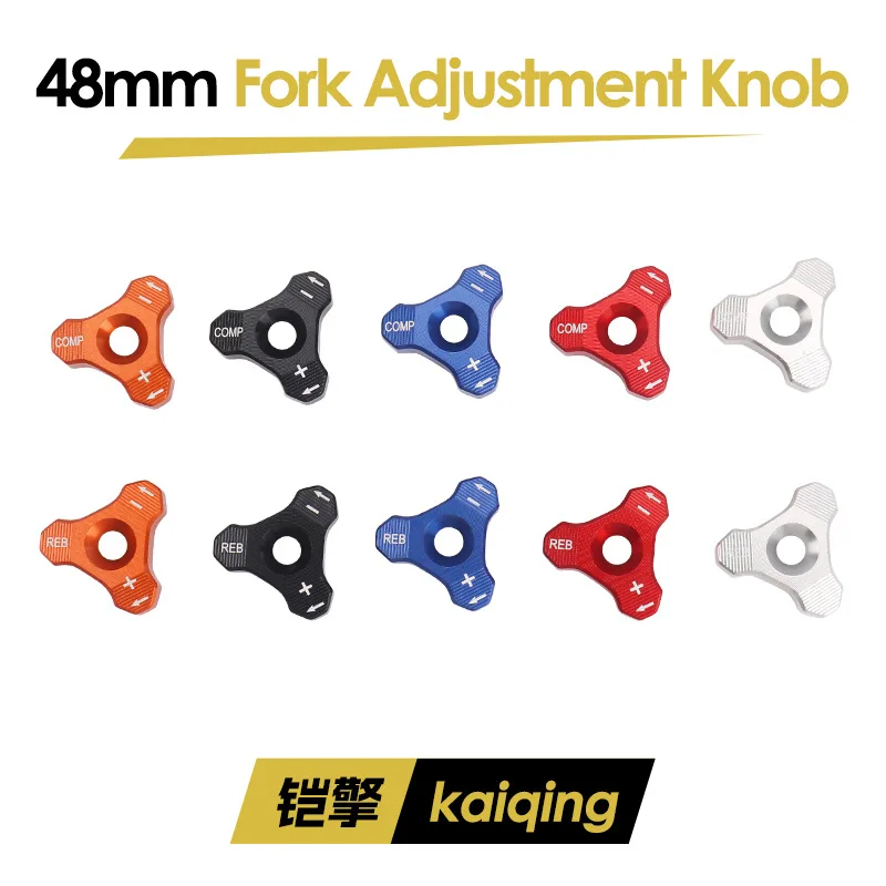 Off road motorcycle modification accessories for KTM WP48mm front shock absorber adjustment screw cap rotary torque adjuster
