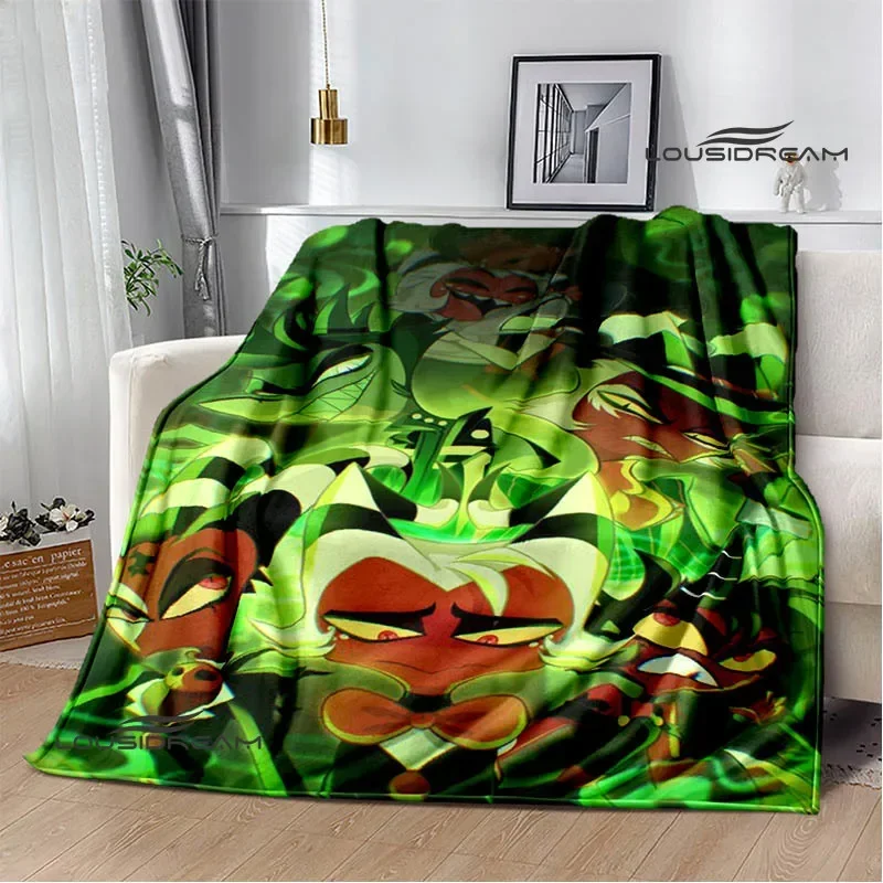 H-Helluva-Boss Cartoon printed blanket Warm Flannel blankets Picnic blanket throw blankets Home bed linings Birthday Gift