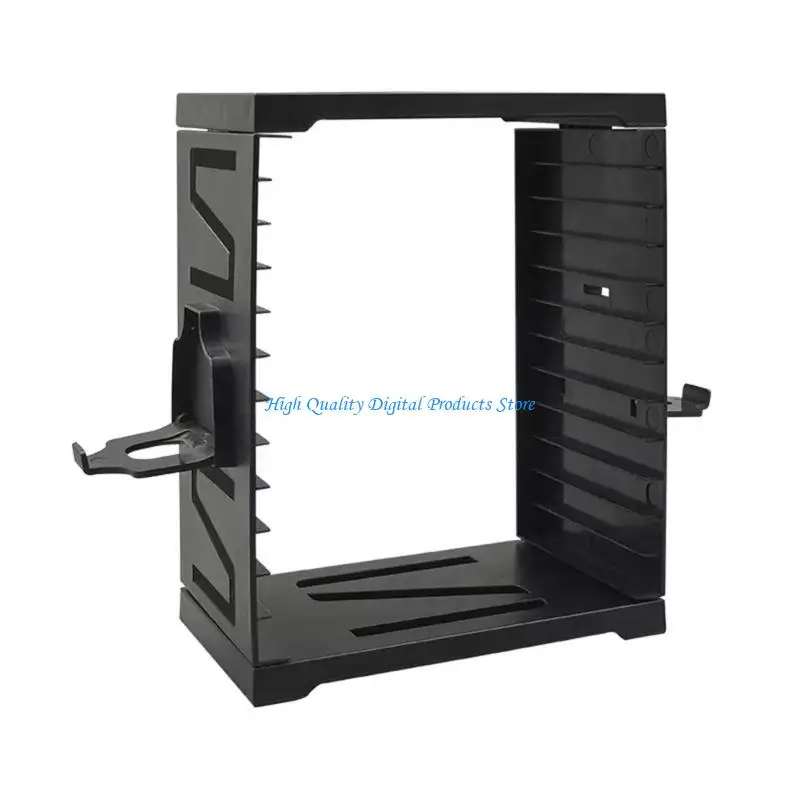 

U2JE Game Storage Tower 24-slots Disc Storage Holder Rack Display Shelf Universal CDs Stand Box Organizes 24 Game Discs