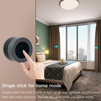 Smart ZigBee Knob Switch by MOES, Wireless Scene Controller, Battery Powered Automation Button Works with Tuya Smart Life​