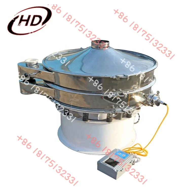

Customized 42 Inch 1000mm Diameter Single Deck Ultrasonic Rotary Vibrating Sieve for Carbon Black Powder
