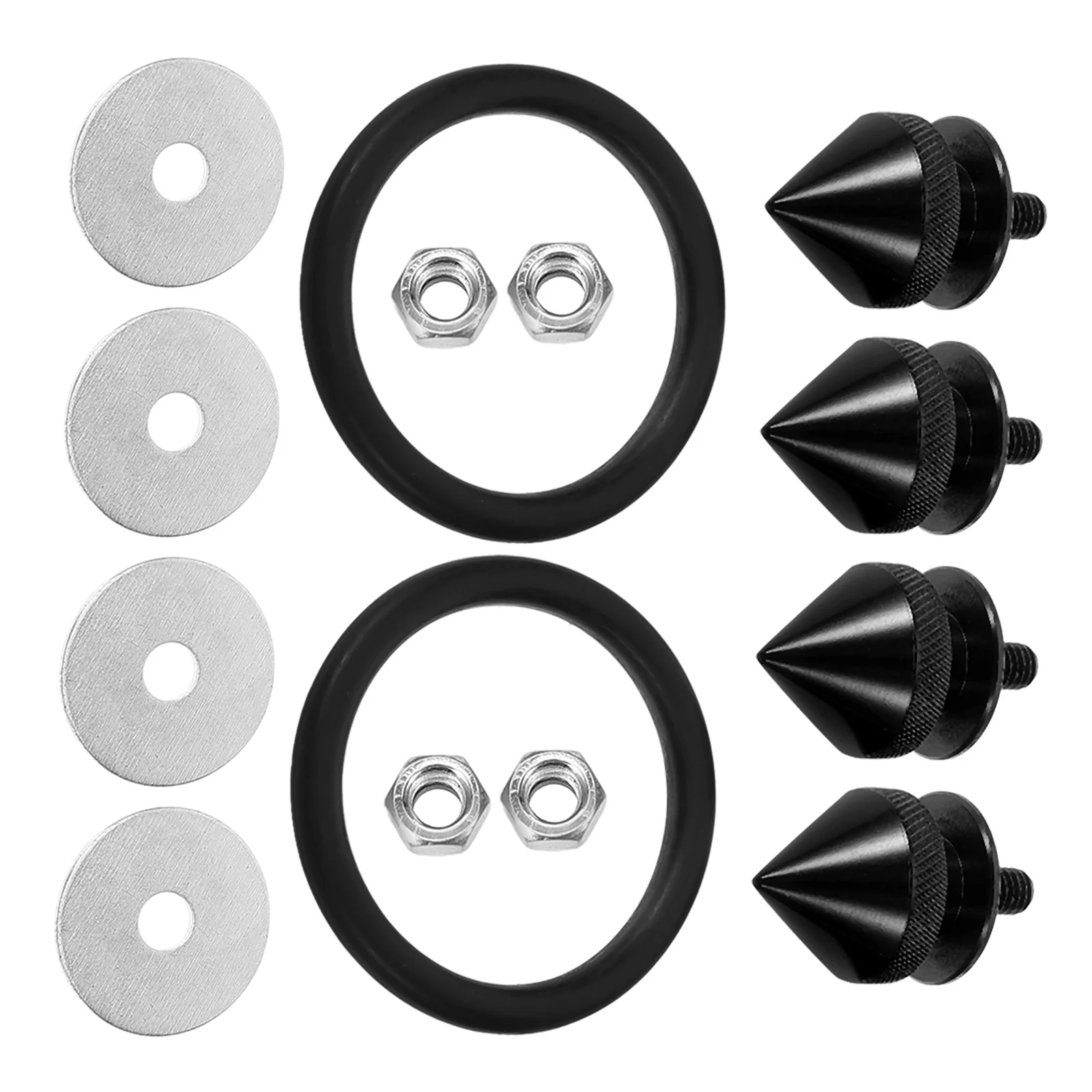 

1Set Bumper Fasteners Reinforcement Washer Kit High Strength Aluminum Alloy Front Rear Car Bumper Accessories Quick Release