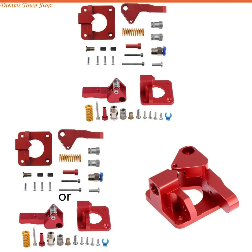 

HX6A Алюминиевый обновление двойной редукторы MK8 экструдер для экструдера Ender 3 CR10 CR-10S Reprap 1,75 мм 3D-привод 2