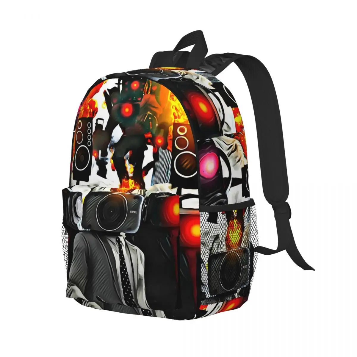 

Skibidi Toilet Cartoon Cameraman Titan Backpack Student Boys Girl BookBag Children School Bag Laptop Shoulder Bags for Men Women