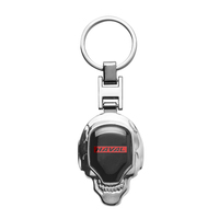 3D Metal Car Logo Keychain Skull Key Rings Key Holder Auto Accessories For Haval H2 H5 H6 H7 H9 2020 DARGO x-DOG DHT XY Hover F5