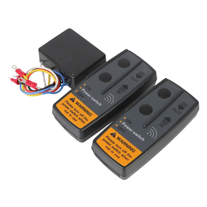 

2.4G 12V 24V Electric Winch Switch Controller Universal Wireless Remote Control Recovery for Off-Road ATV Trailer 72W