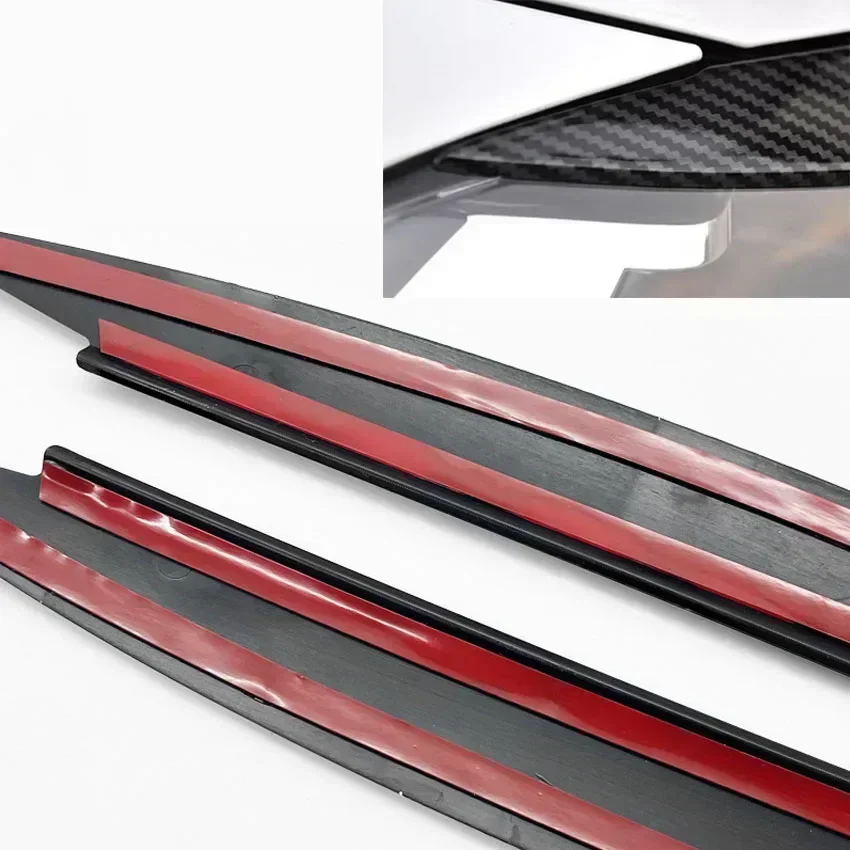 المصابيح الأمامية الحاجب الجفون ملصقات غطاء الكسوة اكسسوارات طقم الجسم لشركة فولكس فاجن جولف 7 7.5 السابع MK7 MK7.5 GTI R GTE GTD 2013-2020