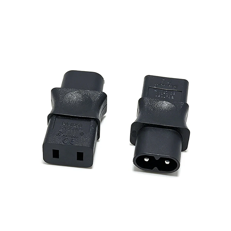 

IEC 320 C8 Male To IEC 320 C9 2 Pin Female AC Adapter 6A /250V