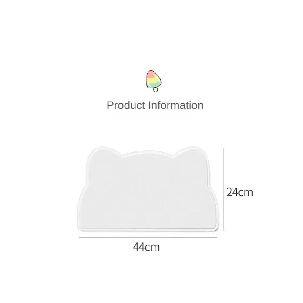 Waterproof Pet Mat for Dogs and Cats Solid Color Silicone Pet Food Feeding Mat Cat Bowl Feeding & Watering Supplies Feeder Dish