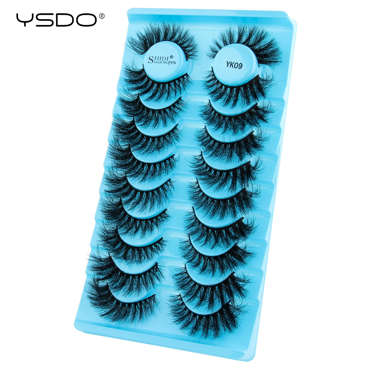 Soft Fluffy 3D Mink Cílios Postiços, Grosso, Handmade, Volume, Falso Cils, Natural, Longo, Cílios Falsos, Produto de maquiagem, 3 Pares, 10 Pares