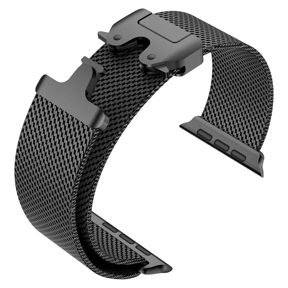 Edelstahl-Milanese-Armband für Apple Watch Ultra 2 3 49mm 46mm 42mm 41mm 45mm 44mm Series 11 10 9 8 7 6 5 4 SE3 Armbänder Zubehör – Detail 10