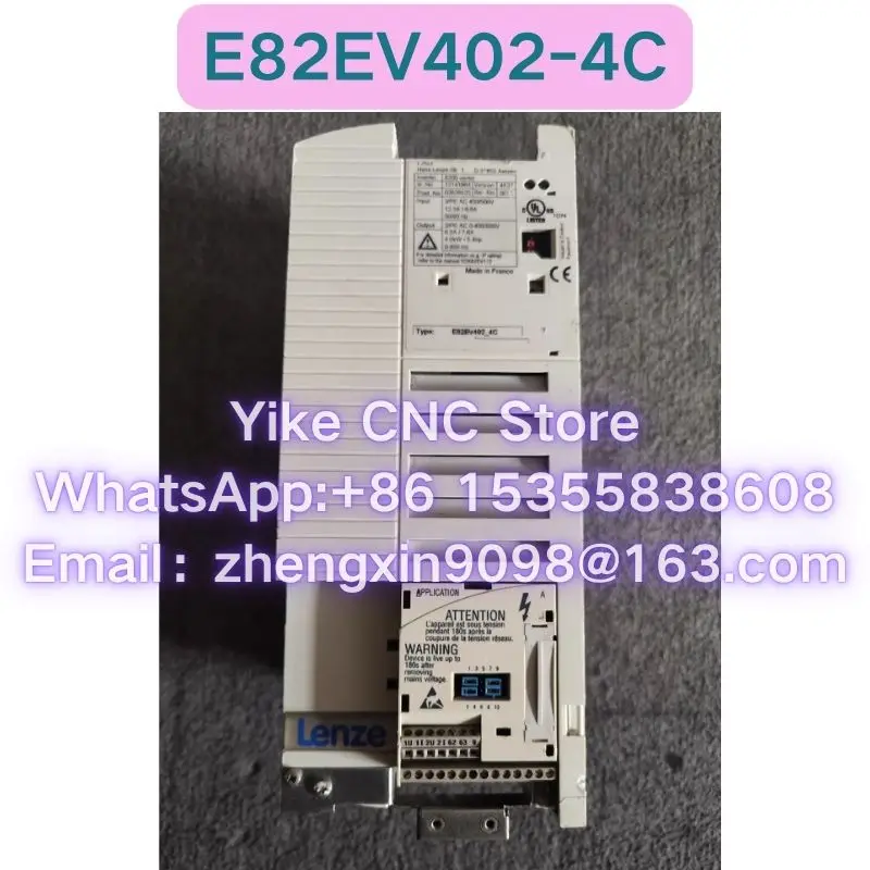 Used E82EV402-4C E82EV402K4C Frequency Converters Functional test OK Fast delivery
